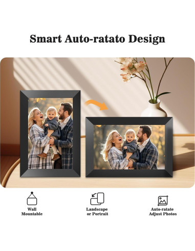 Marco de Fotos Digital Uhale 10.1" WiFi 32GB Pantalla IPS