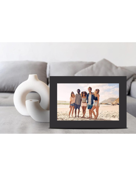 Marco de Fotos Inteligente Bell+Howell 10.1" HD Frameo Negro