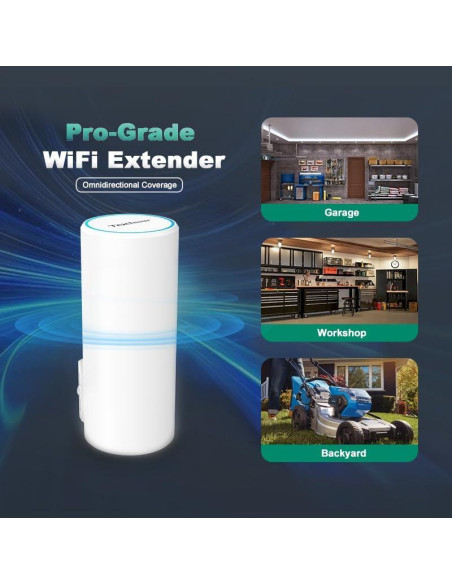 Extensor de WiFi Exterior Todaair TUYA APP IP65 85m