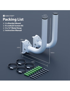 Soporte de Antena Universal Good Story GS Pole 0.96 kg 2