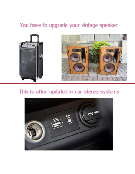 Adaptador Bluetooth YETOR TX9 Receptor de Audio Inalámbrico