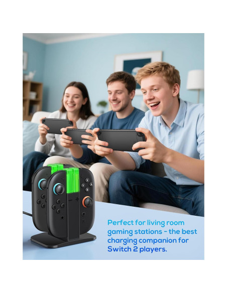 Base de Carga FYOUNG para Controlador Joy-Con Nintendo Switch 2