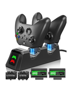 Paquete de Baterías Recargables RJAD para Xbox One/S/X, 2x4800mWh