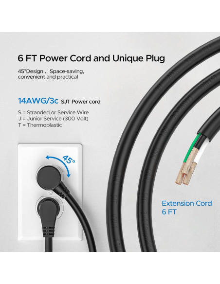 Tira de Poder Metal CRST 8 Salidas 2100J 1.83m 15A