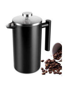 Prensa Francesa 34 oz SZHETEFU Acero Inoxidable Aislada