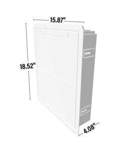 Caja de Medios Recesada OnQ 17" Blanca ENP1700NA 2
