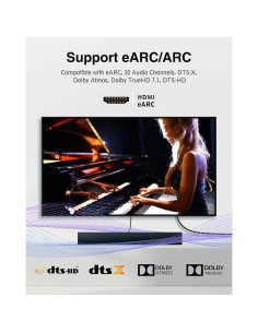 Cable HDMI 2.1 Silkland 8K 3m Ultra Alta Velocidad 48Gbps 2