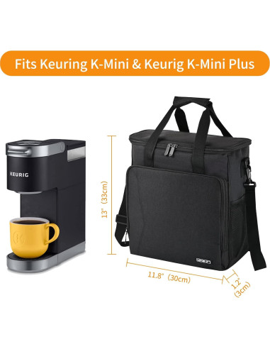 Bolsa de Transporte para Cafetera K-Mini Plus LEFORZ - Negra