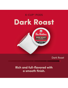 Cafés de tueste oscuro Tim Hortons 100 cápsulas K-Cup compatibles 2