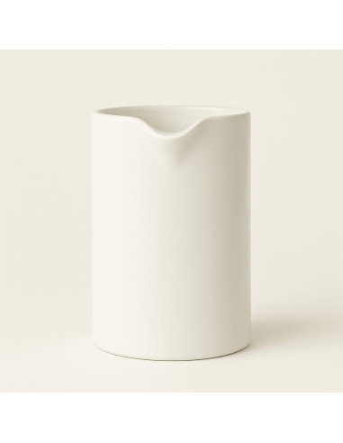 Cafetera Prensa Francesa StramperPress con Temporizador - Cerámica Blanca