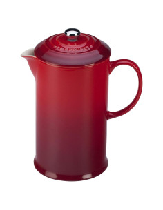 Prensa Francesa Le Creuset Cerámica 1009 ml Color Cerise