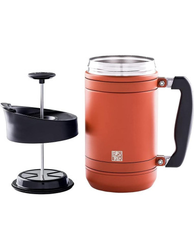 Prensa de Café BruTrek BaseCamp 0.95 L Acero Inoxidable