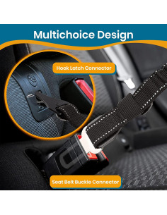 Cinturones de Seguridad para Perros PAWBEE - 2 Paquetes Ajustables 2