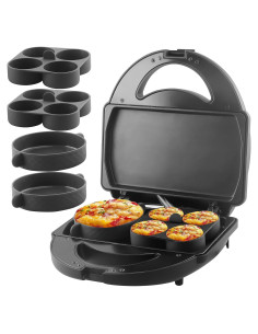 Hacedor de Bocados de Huevo FineMade 900W con Moldes de Silicona