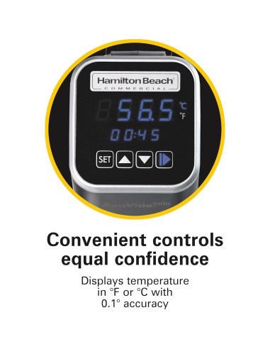 Circulador de Inmersión Hamilton Beach Commercial HSV1000 1200W IPX7