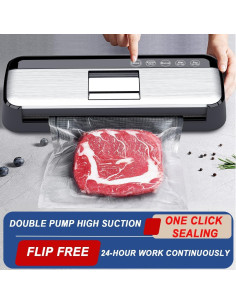 Máquina de Sellado al Vacío TEZILON AP-18 Automática 125W 2