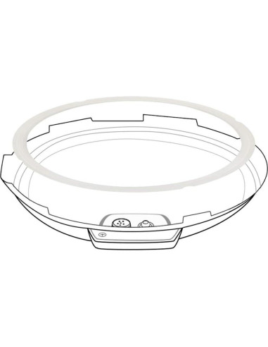 Anillo de Sellado de Silicona ZoneFly para Olla a Presión 10 Qt
