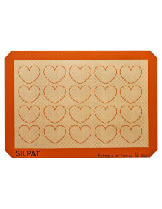 Alfombrilla de Hornear Antiadherente Silpat Corazón 41.9x29.5cm