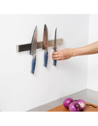 Soporte Magnético para Cuchillos Met Lux 45.72 cm Acero Inoxidable