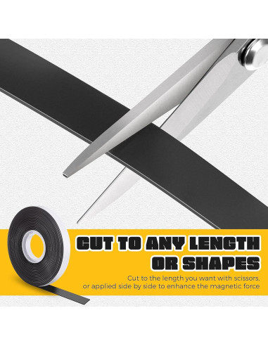 Cinta Magnética Autoadhesiva SALEX 6.35 mm x 12.19 m