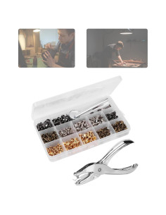 Kit de Alicates de Remaches Doble Cara 240 Piezas con Caja
