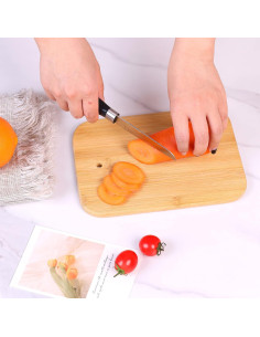 Juego de Tablas de Cortar de Bambú HTB - 6 Piezas Multiusos 2