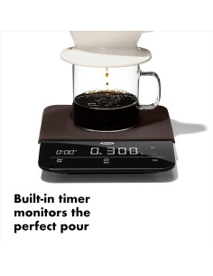 Balanza de Precisión OXO Brew 2.72 kg con Temporizador Negro 2