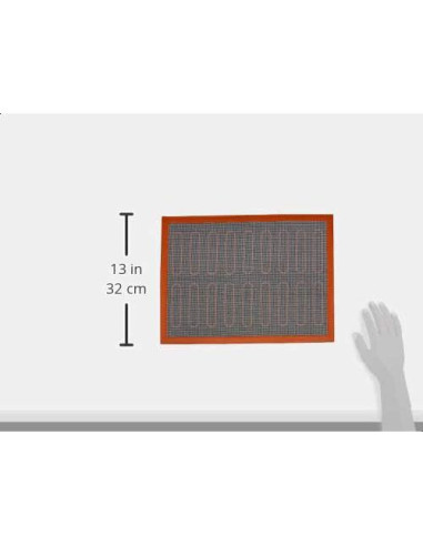 Tapete de Hornear de Silicona Amazon Basics 40x30 cm Antiadherente