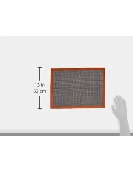 Tapete de Hornear de Silicona Amazon Basics 40x30 cm Antiadherente