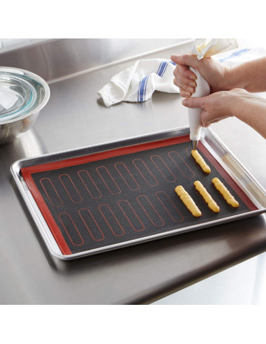 Tapete de Hornear de Silicona Amazon Basics 40x30 cm Antiadherente