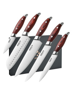 Juego de cuchillos de cocina 5 piezas IKRUTO acero inoxidable