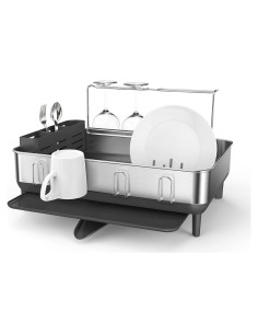 Escurreplatos simplehuman Acero Inoxidable 50.8x56.6cm Gris