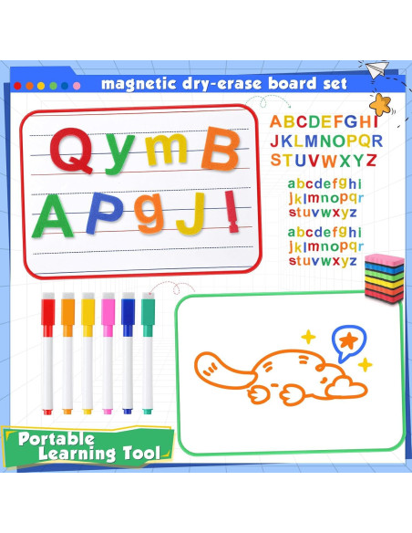 Conjunto de Letras Magnéticas Gilprop 492 Piezas para Aula