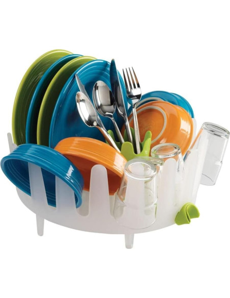 Estante de Platos Chef'n 401-281-004 Blanco/Verde 35.5x33.7cm