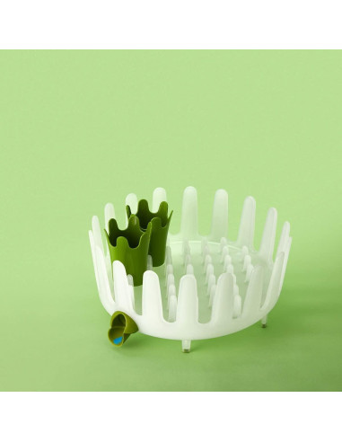 Estante de Platos Chef'n 401-281-004 Blanco/Verde 35.5x33.7cm