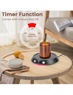 Calentador de Tazas Clinuse 50W Negro con Apagado Automático 2