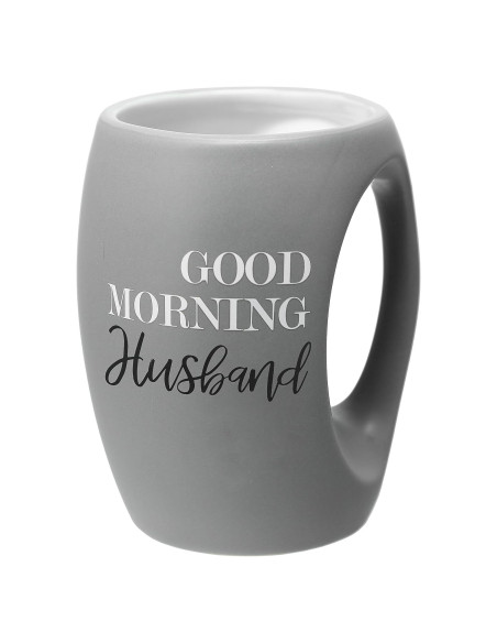 Taza Calentadora de Manos Pavilion Gift 16 oz Gris Esposo