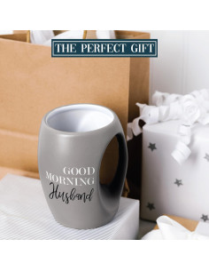Taza Calentadora de Manos Pavilion Gift 16 oz Gris Esposo 2