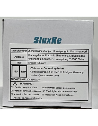 Botella de Agua Aislada SLUXKE 24oz Acero Inoxidable Rosa