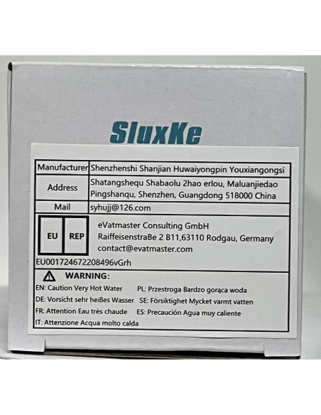 Botella de Agua Aislada SLUXKE 24oz Acero Inoxidable Rosa