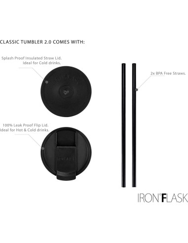 Taza Clásica IRON FLASK 24 oz Aislada Doble Pared Algodón