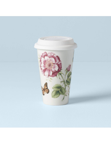 Taza Térmica de Viaje Lenox Mariposa Prado 295ml Multicolor