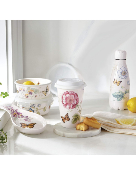Taza Térmica de Viaje Lenox Mariposa Prado 295ml Multicolor