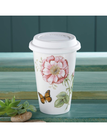 Taza Térmica de Viaje Lenox Mariposa Prado 295ml Multicolor
