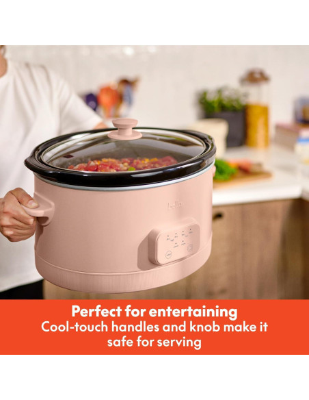 Cocinero Lento Programable BELLA 6 Qt Cerámico Antiadherente