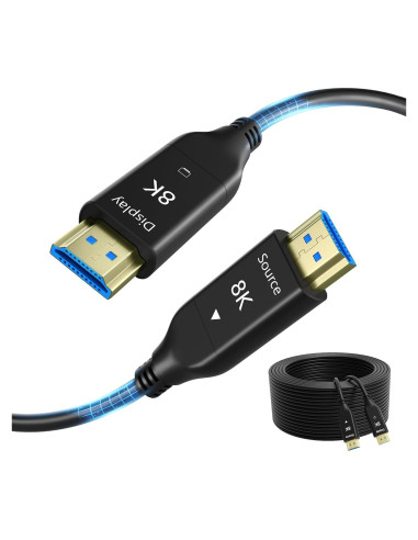 Cable HDMI de fibra óptica 8K 22.86m HYairspy 48Gbps