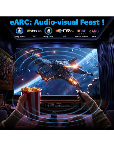 Cable HDMI de fibra óptica 8K 22.86m HYairspy 48Gbps