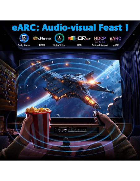 Cable HDMI de fibra óptica 8K 22.86m HYairspy 48Gbps