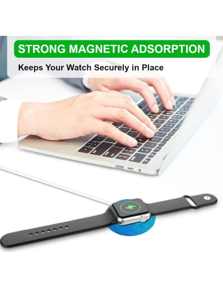 Cable de Cargador Magnético 2M para Apple Watch - Carga Rápida