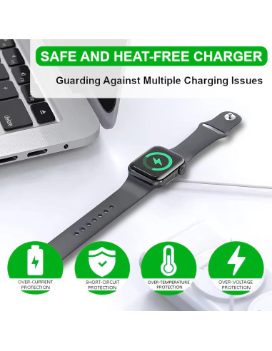 Cable de Cargador Magnético 2M para Apple Watch - Carga Rápida